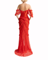 Off-Shoulder Corset-Like Bodice Dress