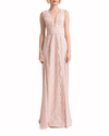 Mixed Fabric Long Dress