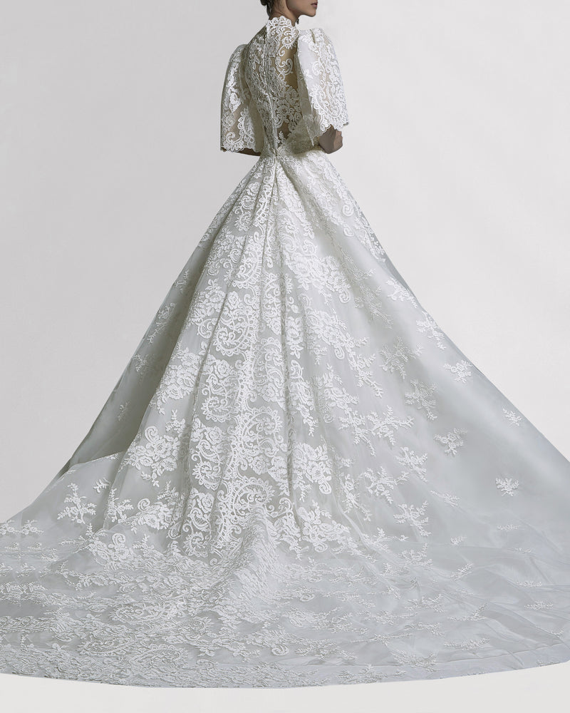High Neckline Gown