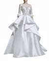 Feather-Sleeved Gown