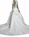 Cascading Ruffle Wedding Gown