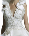 Cascading Ruffle Wedding Gown