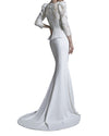 Puffed Shoulders Corset Gown