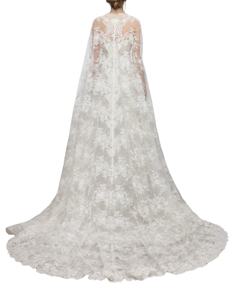 Strapless Lace Gown