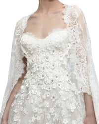 Strapless Lace Gown