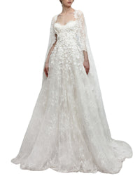 Strapless Lace Gown