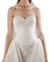 Beaded Strapless Gown