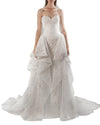 Beaded Strapless Gown