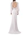 High-Cut Neckline Gown