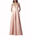 Blush Pearl Off-Shoulder Dress