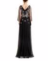 Tulle Sleeves Embroidered Dress