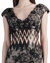 Guipure Dress with Sheer Waist