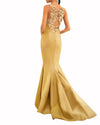 Pistache Embellished Mermaid Dress