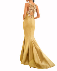Pistache Embellished Mermaid Dress