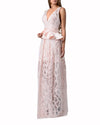 Peplum Embroidered Dress