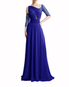 One Shoulder Dress With Lace Detail