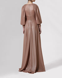 Bishop Fitted Long Dress