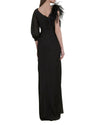 Asymmetrical Feather Dress
