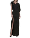 Asymmetrical Feather Dress