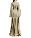 Greige Loose-Cut Bell Sleeves Kaftan