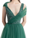 Fully Beaded Bodice Dress