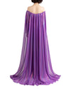 Off-Shoulders Chiffon Dress