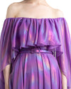 Off-Shoulders Chiffon Dress