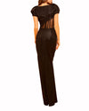 Draped Shimmery Long Dress