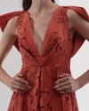 Asymmetrical Length Long Dress