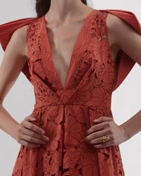 Asymmetrical Length Long Dress