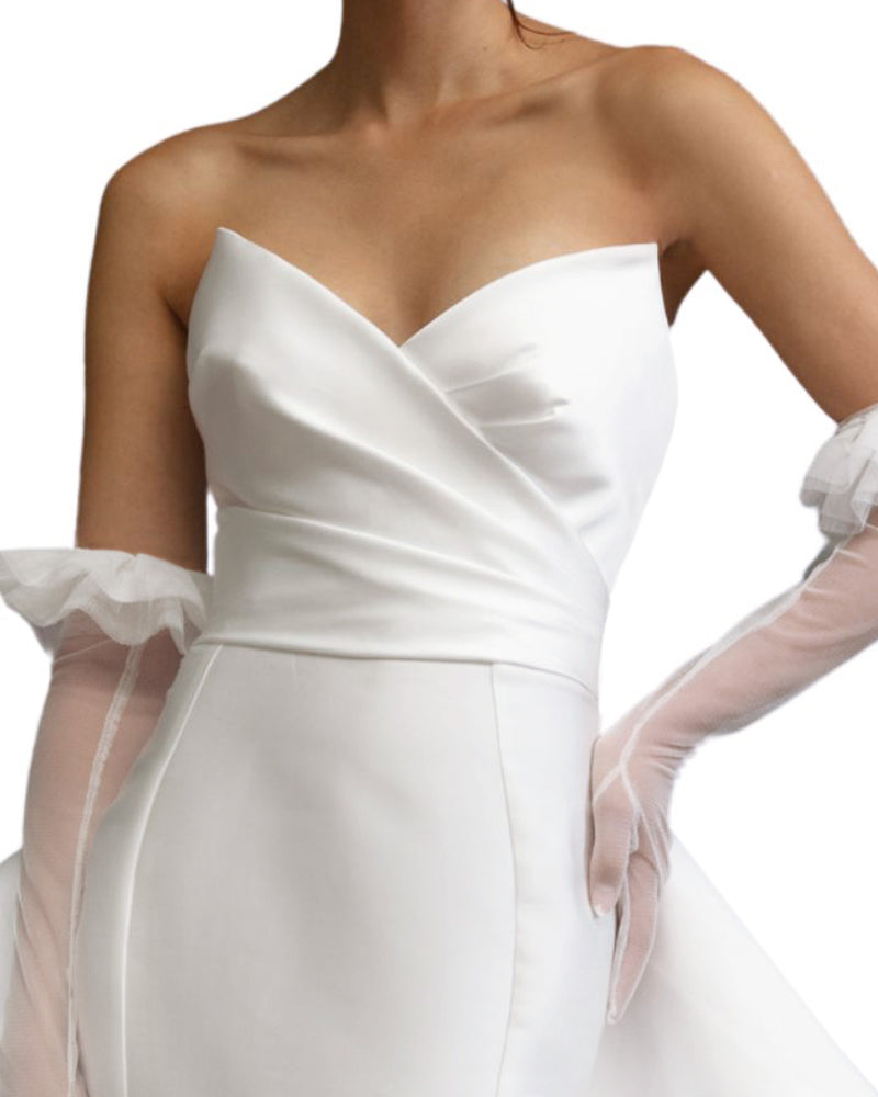 Strapless Mikado Mermaid Gown