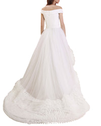 Slightly Off-shoulder Gown