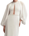 Beaded Round Neck Gown