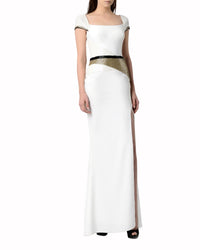 Beaded Cap Sleeve Dress