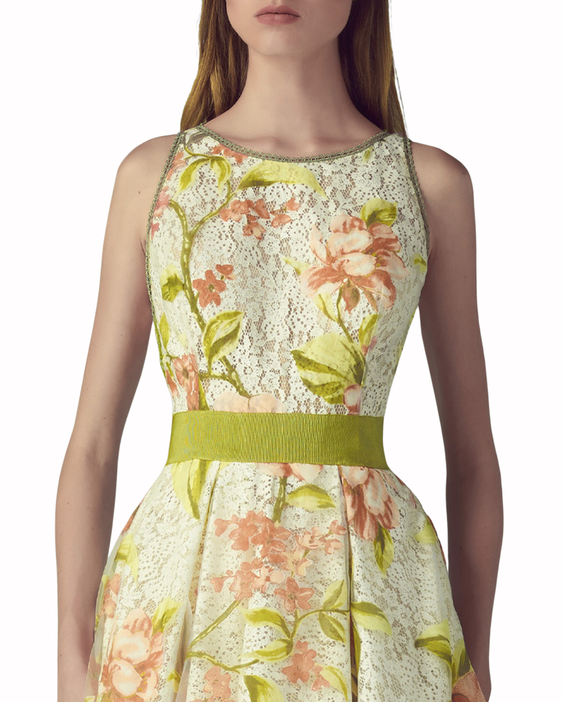 Rounded Neckline Dress