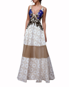 Brocarde Blue Dress