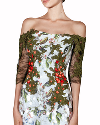 Printed Flower Dress