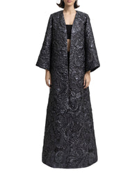 Structured Smokey Grey Kaftan