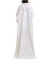 Open Floor-Length Cream Kaftan