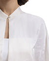 Open Floor-Length Cream Kaftan