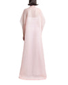 Open Floor-Length Pink Kaftan