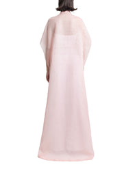 Open Floor-Length Pink Kaftan