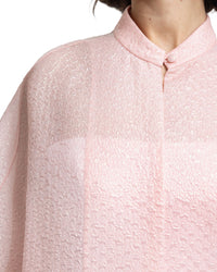 Open Floor-Length Pink Kaftan