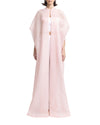 Open Floor-Length Pink Kaftan