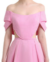 Off-Shoulder Dress with Draping