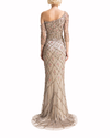 Beaded Dress with 3/4 Sleeves
