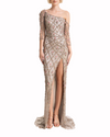 Beaded Dress with 3/4 Sleeves