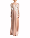 Asymmetrical Lace Long Dress