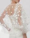 Lace Corset Paired With Dotted Tulle Top