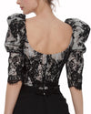 Lace Corset-Like Top